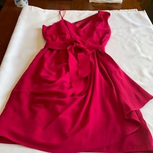 Red one shoulder dress from Express size 6. This dress was only worn once